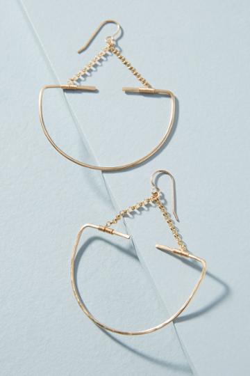 Hello Adorn Fan Drop Earrings