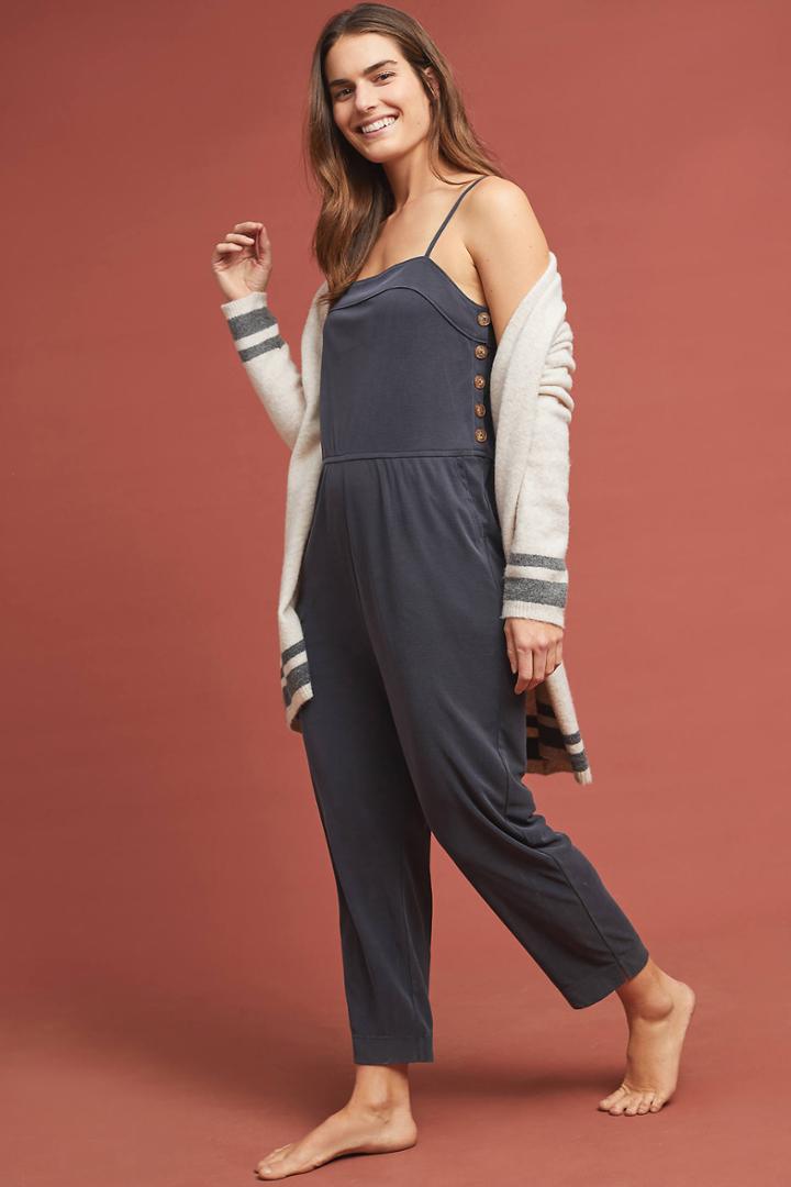 Anthropologie Cupro Jumpsuit