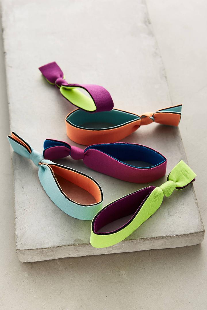 Anthropologie Neoprene Hair Tie Set