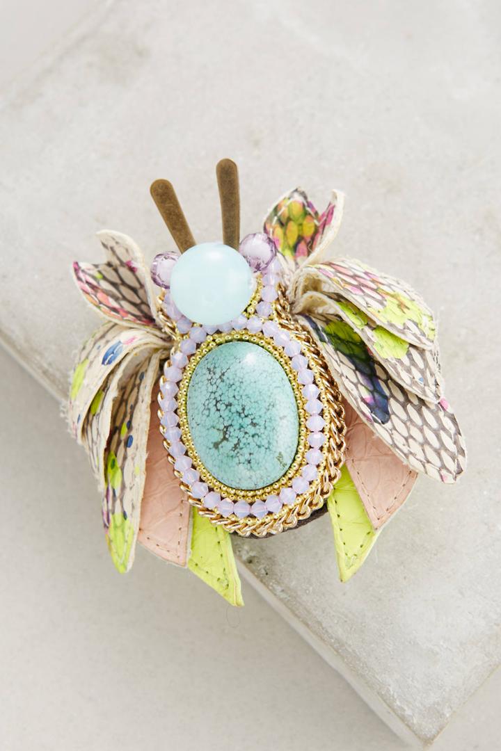 Bea Valdes Scarabee Bug Brooch