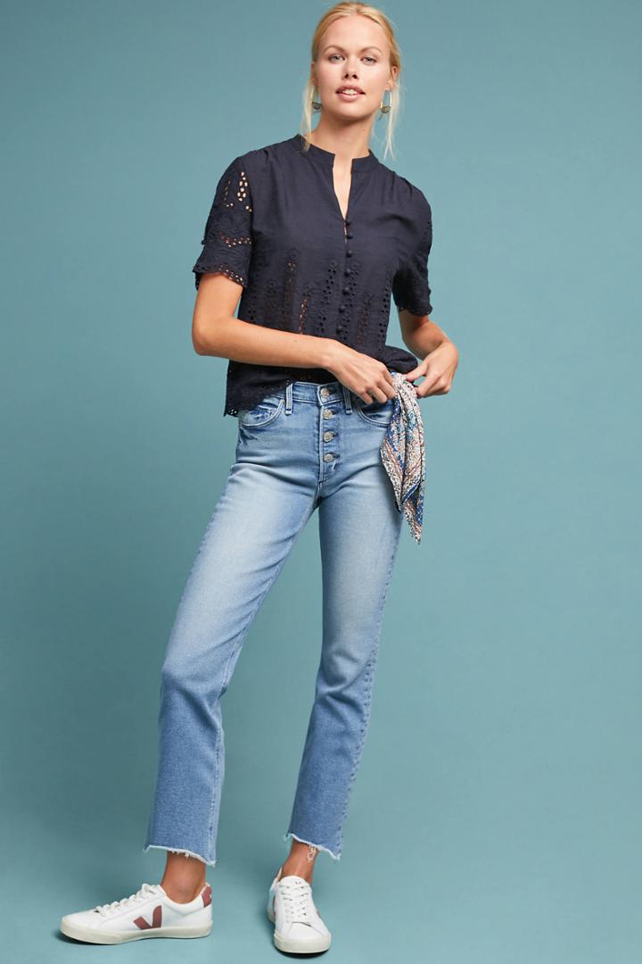 Mcguire Gainsbourg High-rise Cropped Flare Jeans