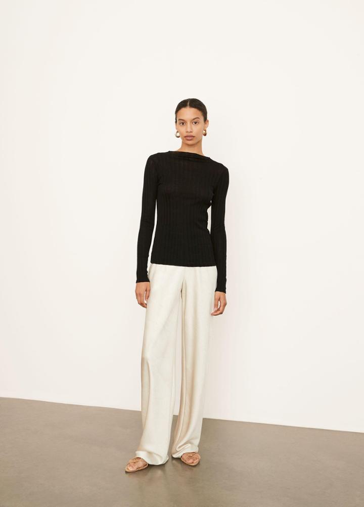 Vince Funnel Neck Long Sleeve