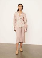 Vince Dahlia Sculpted Long Sleeve Shirt