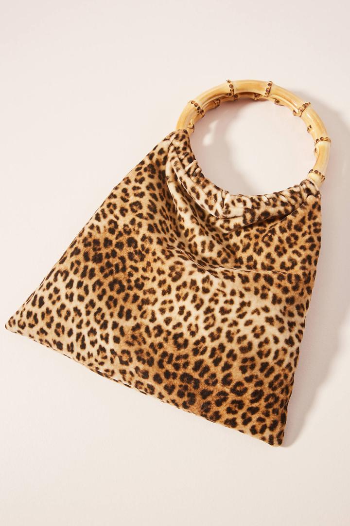 Loeffler Randall Mattie Bamboo Ring Clutch