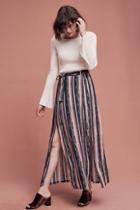 Blank Cinched Stripe Maxi Skirt
