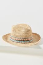Il Cappellaio Geometric Trim Fedora