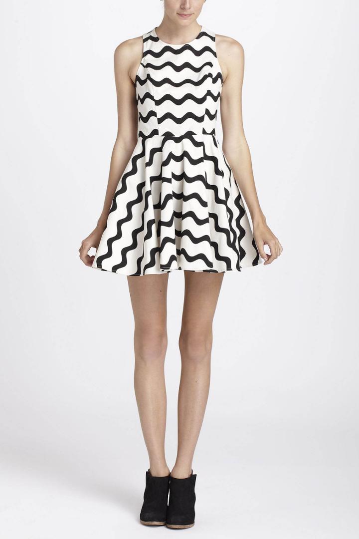 Waves Skater Dress