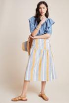 Maeve Laura Wrap Midi Skirt