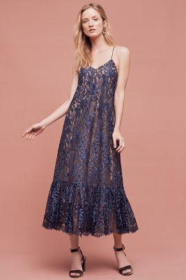 Moulinette Soeurs Celestial Lace Maxi Dress