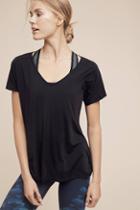 Beyond Yoga Cutout Stripe Tee