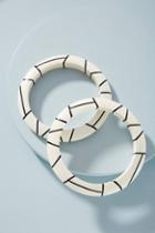 Elk Geometric Wooden Bangle Set