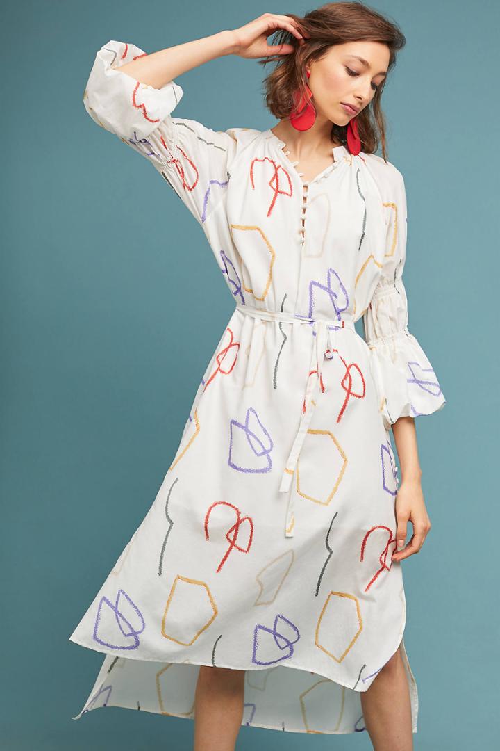 Where Mountains Meet Graphic Art Dress