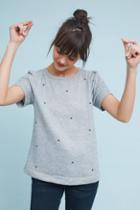 T.la Star-embroidered Sweatshirt Tee
