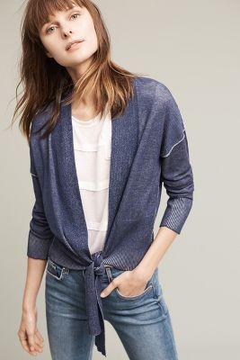 Raffi Cottiard Tie-front Cardigan