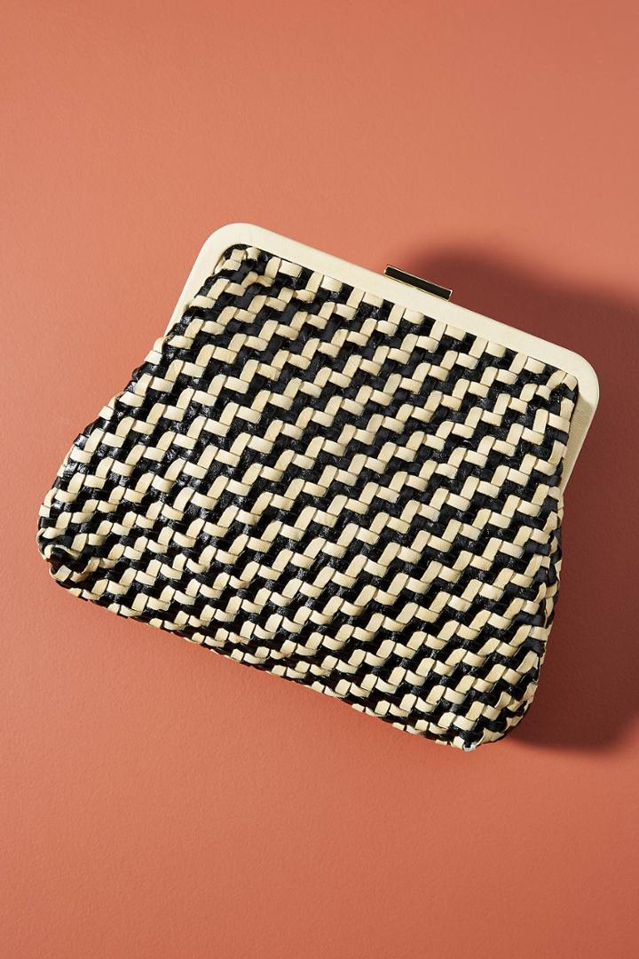 Clare V. Woven Flore Clutch