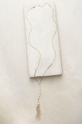 Anthropologie Babetta Tassel Necklace