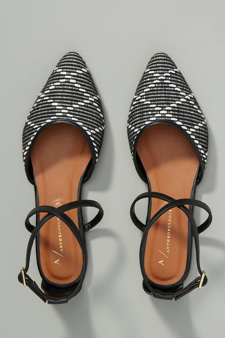Anthropologie Ginger Strappy Flats