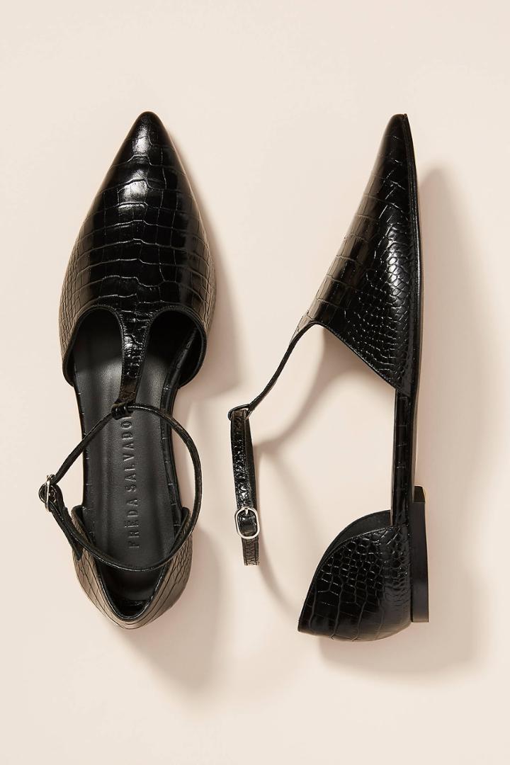 Freda Salvador T-strap Flats