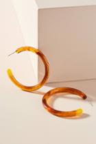 Anthropologie Gold-flecked Hoop Earrings
