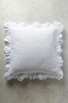 Peacock Alley Penelope Euro Sham White Euro Sham Bedding