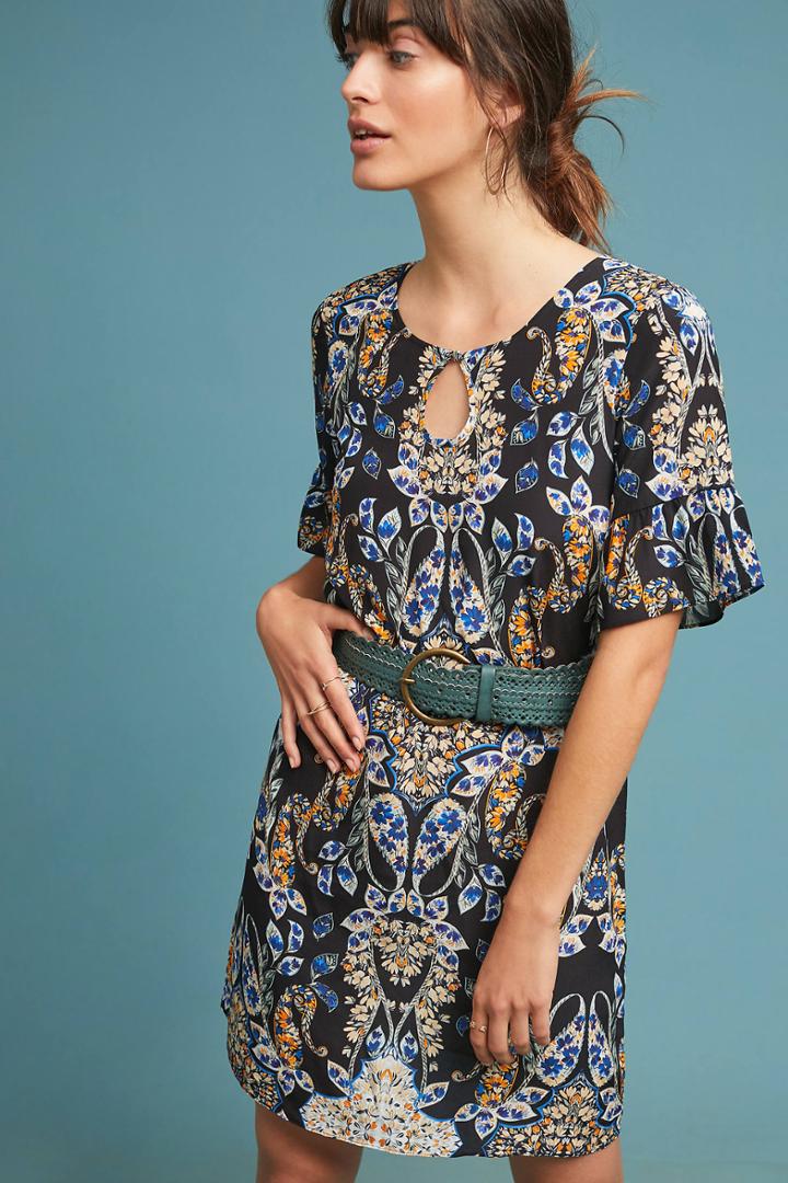 Kachel Padua Silk Tunic Dress