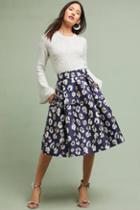 Eliza J Jacquard Leopard Skirt
