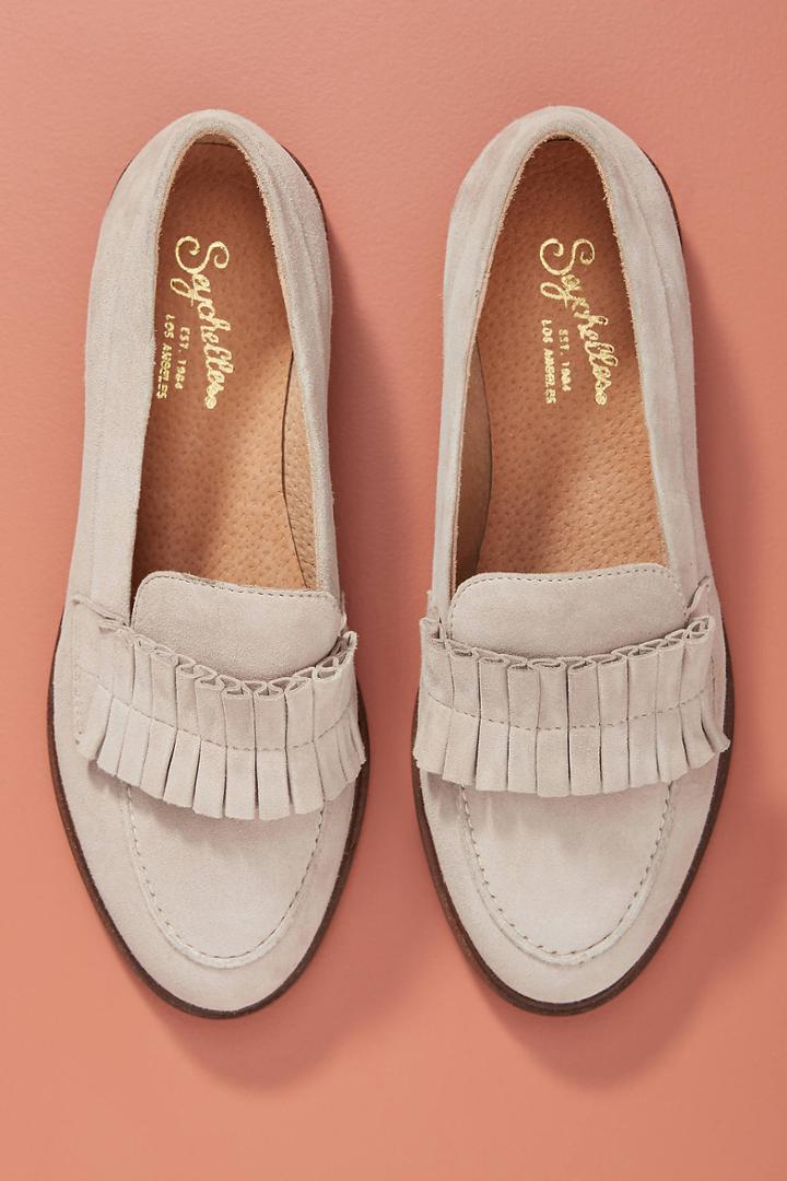 Seychelles Powerful Ruffle-front Flats