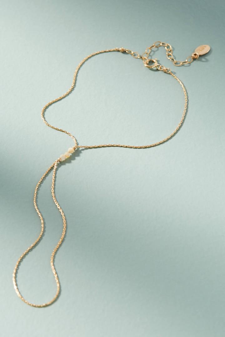 Marida Jewelry Triple Stone Handchain