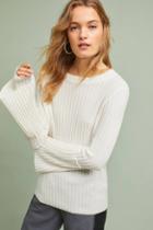 Moth Ruffle-sleeve Turtleneck