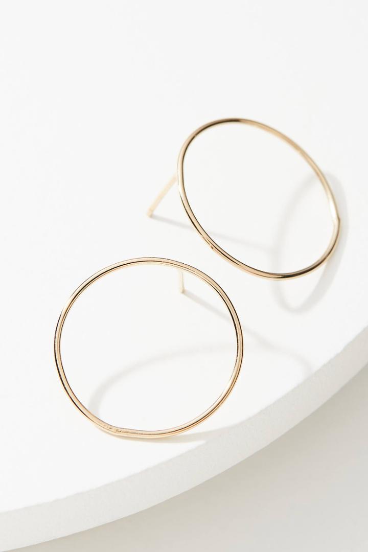 Two Hills Simple Circle Earrings