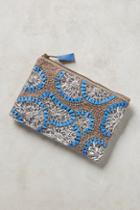 Anthropologie Beaded Bursts Pouch