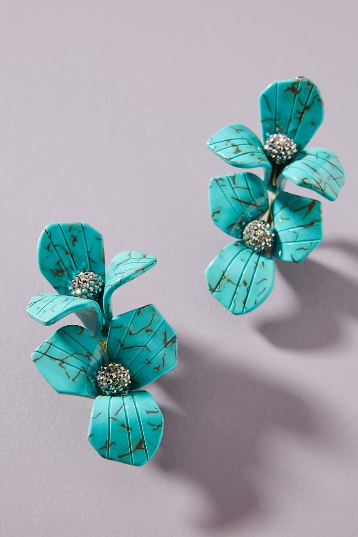 Lele Sadoughi Trillium Drop Earrings