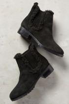 Miss Albright Trimmed Chelsea Boots Black