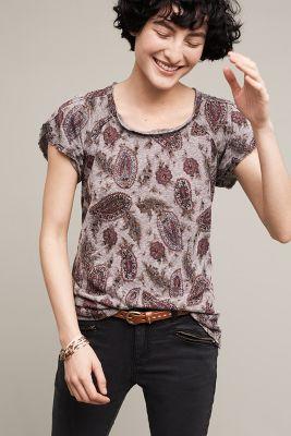 T.la Paisley Flutter Tee