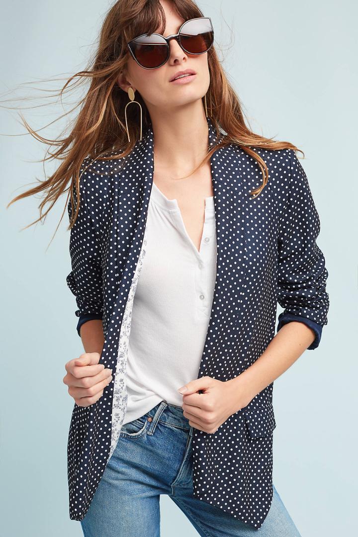 Greylin Classic Polka Dot Blazer