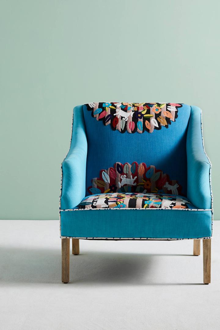 Anthropologie Zaylie Chair