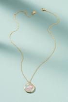 Catherine Weitzman Birthstone Flower Pendant Necklace