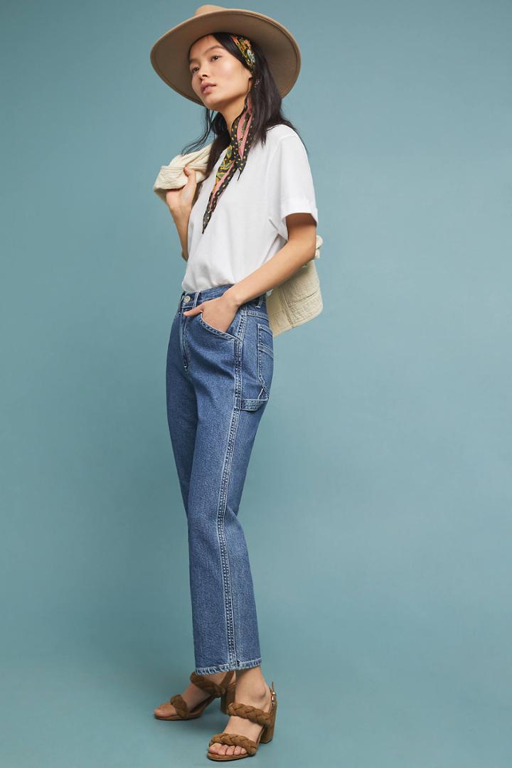 3x1 Rose High-rise Cropped Flare Jeans