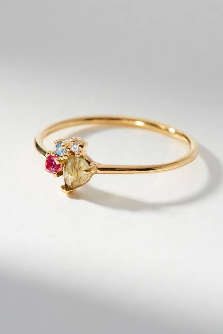 Anthropologie Matilda Cluster Ring