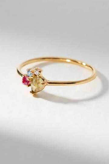 Anthropologie Matilda Cluster Ring