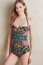 Nanette Lepore Honey Tankini Black Motif