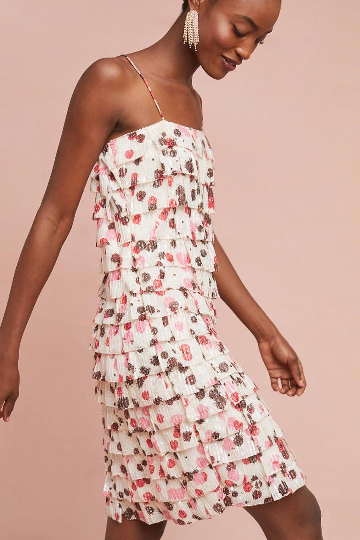Verb By Pallavi Singhee Tiered Polka Dot Dress