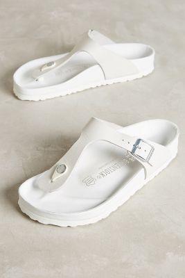 Birkenstock Gizeh Exquisite Slides White