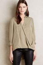 Holding Horses High-low Surplice Blouse