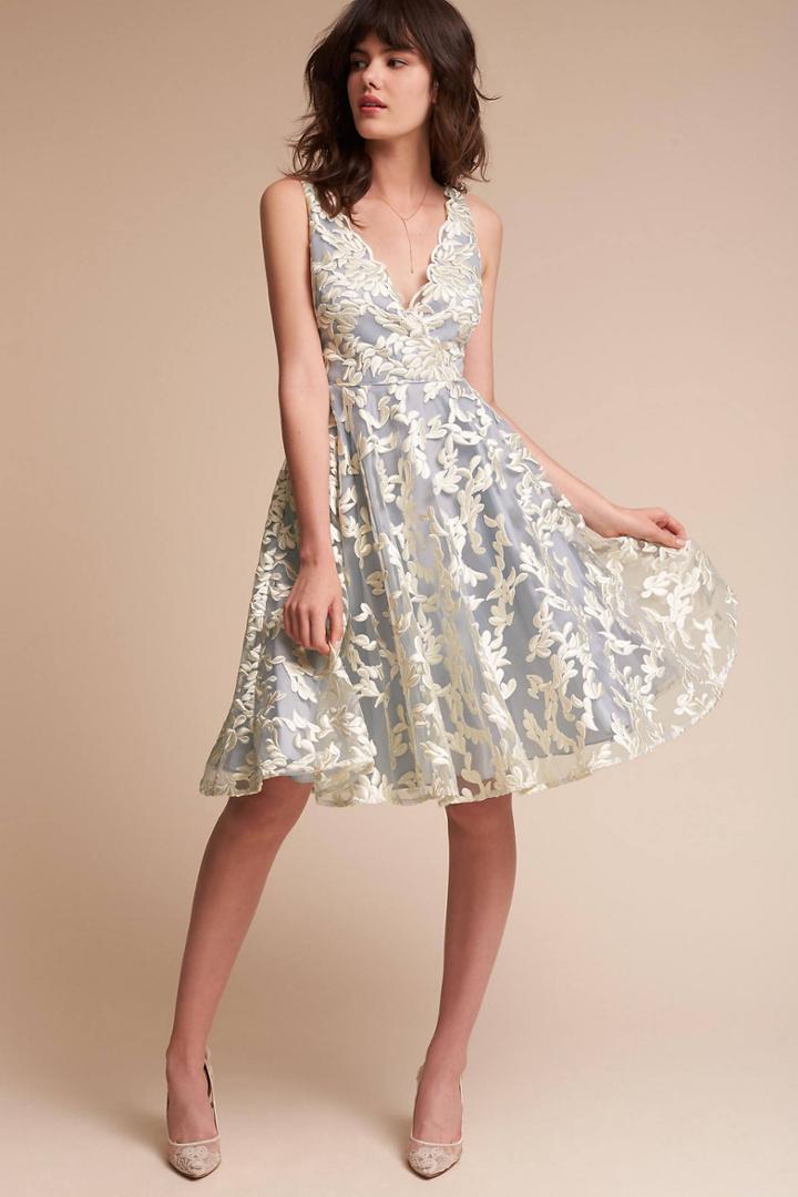 Anthropologie Abbey Wedding Guest Dress