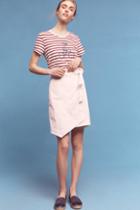 Pilcro Asymmetrical Chino Skirt