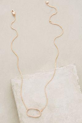 Anthropologie Ellipsoid Pendant Necklace