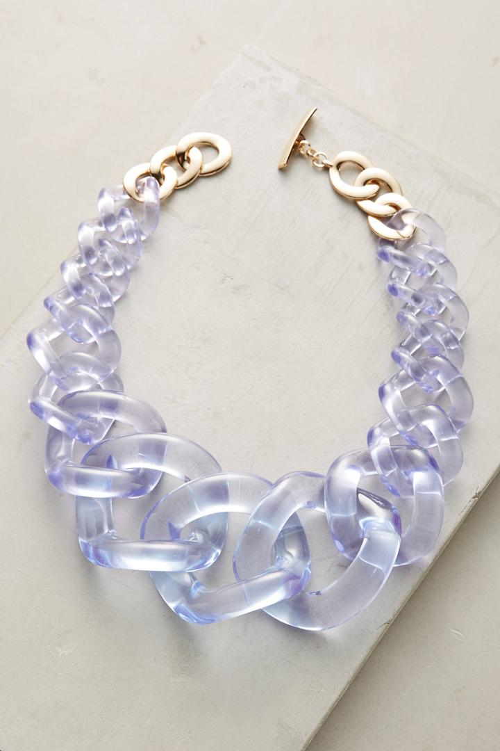 Zenzii Looped Lucite Necklace