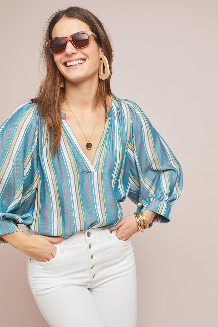 Maeve Byron Peasant Blouse
