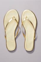 Tkees Metallic Leather Thong Sandals